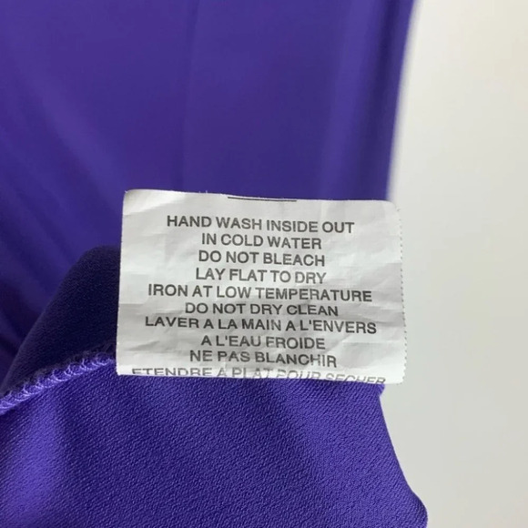 Sympli Canada Women’s Purple Casual Professional Dress Size 2  Comfort Stretch - Picture 10 of 11